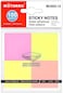 Fitto Sticky Notes 100 Sheets 76mm x 76mm Multi Color for Office, School, Home Use