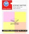 Fitto Sticky Notes 100 Sheets 76mm x 76mm Multi Color for Office, School, Home Use