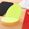 Fitto Sticky Notes 100 Sheets 76mm x 76mm Multi Color Apple Shape for Office and School