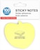 Fitto Sticky Notes 100 Sheets 76mm x 76mm Multi Color Apple Shape for Office and School