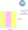 Fitto Sticky Notes 100 Sheets 76mm x 76mm Multi Color for Office, School, Home Use