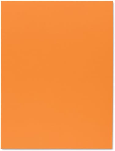 Fitto A4 Size Orange Chart Paper for Arts and Crafts, School Projects, Office Use