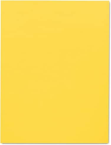 Fitto A4 Size Yellow Chart Paper for Arts and Crafts, School Projects, Office Use, 1 PC