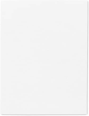 Fitto A4 Size White Chart Paper, 1 Piece for School Projects, Arts and Crafts