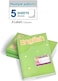 Fitto Name Stickers 5 Sheets 20cm x 17cm, Customizable Labels for School, Office, Home