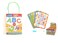 FITTO Educational Flash Cards 145mm x 110mm for Kids Learning and Development