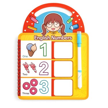 FITTO Educational Learning Card 290mm x 206mm for Kids, Interactive Study Aid, Durable Material