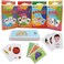 FITTO Learning Book 6PC Set for Kids - Educational Food Theme Activity Books for Early Learning