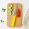 Fitto Stainless Steel Kitchen Knife with Yellow Handle, Sharp Chef's Knife for Cooking and Food Preparation