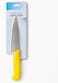 Fitto Stainless Steel Kitchen Knife with Yellow Handle, Sharp Chef's Knife for Cooking and Food Preparation