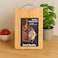 Fitto Wooden Cutting Board for Kitchen, Large Chopping Board with Handle, Durable Wood Butcher Block