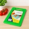 Fitto Green Plastic Cutting Board for Kitchen, Non-Slip, Dishwasher Safe, BPA-Free, Chopping Board for Vegetables, Fruits, Meat
