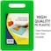 Fitto Green Plastic Cutting Board for Kitchen, Non-Slip, Dishwasher Safe, BPA-Free, Chopping Board for Vegetables, Fruits, Meat