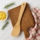 Fitto Bamboo Kitchen Serving Spoon for Cooking and Serving, Eco-Friendly Utensil, Heat Resistant, Non-Scratch
