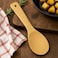 Fitto Bamboo Kitchen Serving Spoon for Cooking and Serving, Eco-Friendly Utensil, Heat Resistant, Non-Scratch