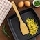 Fitto Bamboo Kitchen Turner for Cooking, Eco-Friendly Wooden Spatula for Non-Stick Cookware