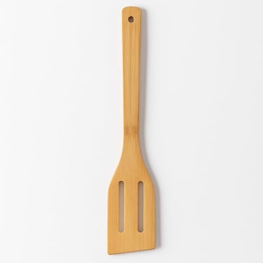 Fitto Bamboo Kitchen Spatula for Cooking, Non-Stick Utensil, Eco-Friendly, Heat Resistant, Durable