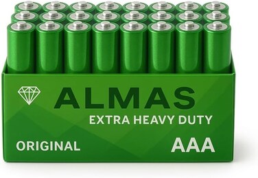 Fitto 60-Pack AAA Alkaline Batteries for High-Performance Devices, Long-Lasting Power