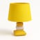 Fitto Yellow Ceramic Table Lamp for Home Decor, Bedside, Living Room, Office Lighting