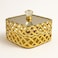 Fitto Golden Candy Holder Box for Home Decor and Storage