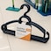 Fitto Plastic Hanger 3PC Set for Clothes, Durable and Space-Saving Wardrobe Organizers