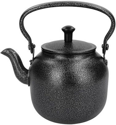 Fitto 1.5L Black Electric Kettle, Fast Boil, Cordless, Auto Shut-Off, BPA-Free, Stainless Steel Interior