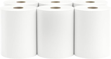 Fitto Tissue Roll 6 Pack, Soft and Absorbent Toilet Paper, 2-Ply Bathroom Tissue, Family Pack