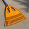 Fitto 20 Hook Garden Rake for Efficient Lawn and Leaf Cleanup
