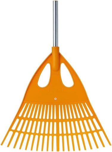 Fitto 20 Hook Garden Rake for Efficient Lawn and Leaf Cleanup