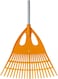 Fitto 20 Hook Garden Rake for Efficient Lawn and Leaf Cleanup