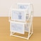 Fitto White Rotating Photo Frame with 6 Picture Slots for Home and Office Decor