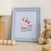 Fitto Wooden Photo Frame with Blue Border, 5x7 Inch, Decorative Picture Frame for Home and Office