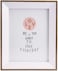 Fitto Dark Brown Wooden Photo Frame with White Border, 6x8 Inch Size, Home Decor, Picture Display