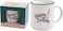 Fitto Ceramic Mug with Black Border and Cap Design - Happy Birthday Print