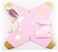 Fitto 12 Pieces Pink Pyramid Shape Candy Gift Box 8.5x8.5x10cm for Party Favors and Events