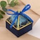 Fitto 12 Pieces Blue Candy Gift Box 4.3x8.5x10cm, Small Decorative Storage Box for Sweets and Treats