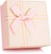 Fitto Square Pink Paper Box 13x13.5x8cm for Gifts, Storage, and Crafts