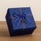 Fitto Square Blue Paper Gift Box 13x13.5x8cm for  Gift, Jewelry, Keepsakes, and Special Occasions