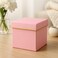 Fitto Square Pink Paper Box 8x8x8cm for  Gift, Jewelry, Party Favors, Storage, and Crafts