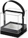 Fitto Transparent Acrylic  Gift Square Box 14x14x14cm with Black Handle for Storage and Display