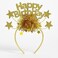 Fitto Gold Birthday Party Hair Band Tiara Crown Headband for Kids Girls Women