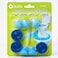 Fitto Toilet Cleaner & Air Freshener Gel - Disinfectant Bathroom Cleaner, Limescale Remover & Odour Eliminator, Fresh Citrus Scent