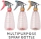 Fitto Multipurpose Spray Bottle - Refillable Trigger &amp; Fine Mist Mister, Adjustable Nozzle for Cleaning, Plant Care, Hair, Salon, Gardening, Home Use