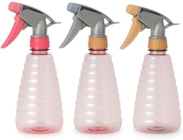 Fitto Multipurpose Spray Bottle - Refillable Trigger &amp; Fine Mist Mister, Adjustable Nozzle for Cleaning, Plant Care, Hair, Salon, Gardening, Home Use