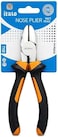 Fitto Needle Nose Pliers 6 Inch - Black Handle Long Nose Precision Pliers for Electronics, Jewelry, DIY and Crafts