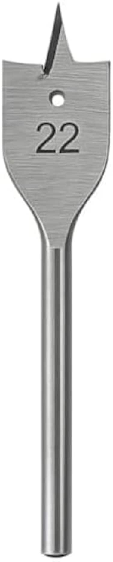Fitto Woodworking Flat Drill Bits Spade Paddle Bits for Wood Boring, Clean Holes in Timber, MDF &amp; Plywood, Heat-Treated Carbon Steel, Multiple Sizes