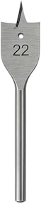 Fitto Woodworking Flat Drill Bits Spade Paddle Bits for Wood Boring, Clean Holes in Timber, MDF &amp; Plywood, Heat-Treated Carbon Steel, Multiple Sizes