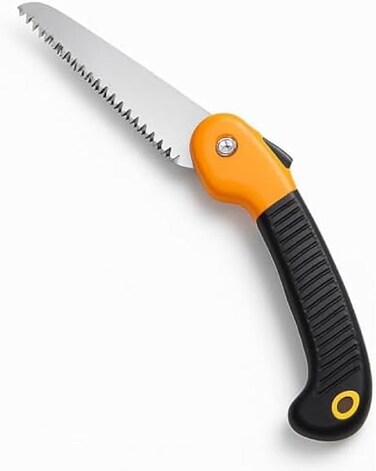 Fitto Garden Saw Black - Hand Pruning Saw for Garden Branches and Trees, Pruning Tool for Landscaping and Tree Cutting