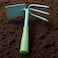 Fitto Ergonomic Steel Garden Tool Set - Hand Trowel, Transplanter &amp; Cultivator with Non-Slip Soft Grip, Rust-Resistant Gardening Tools