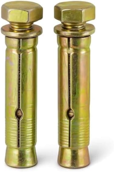 Fitto Expansion Bolt Shield Anchor Sleeve Anchor for Concrete and Masonry Wall Fixings Anchor Bolt for Secure Fixing